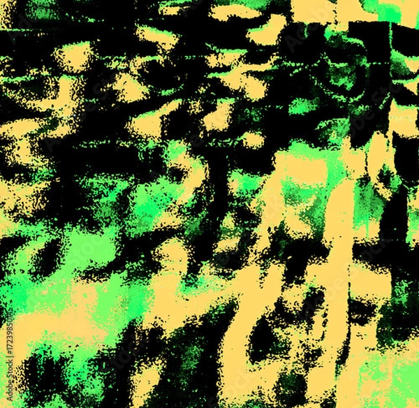 Fototapeta Graphic seamless background. Grunge texture with a beautiful pattern. For fabric, paper, and more. Art texture. Hand-drawn lines, splashes of paint, and blurred effects. Grunge texture.Grunge design.