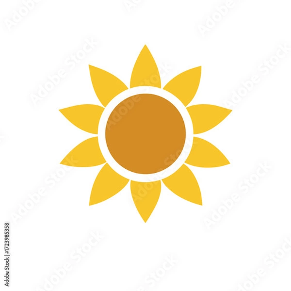Obraz sunflower logo icon