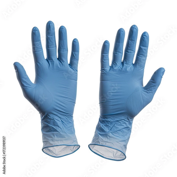 Obraz surgical gloves on white background