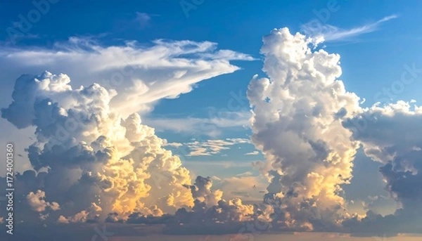Obraz Dramatic cloudscape at sunset