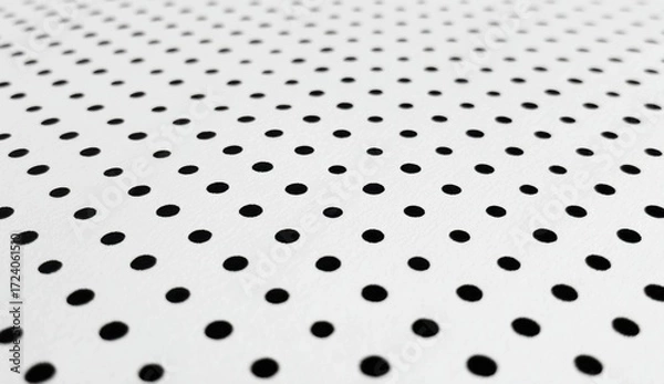 Obraz Abstract black and white polka dots