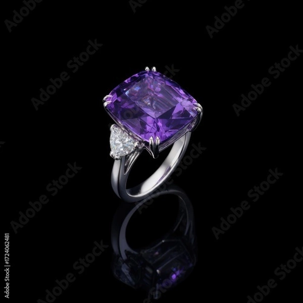 Obraz Elegant amethyst ring (1)