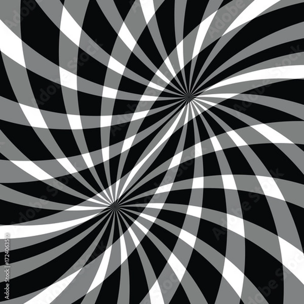 Fototapeta Abstract Swirl Background Pattern Black White Gray
