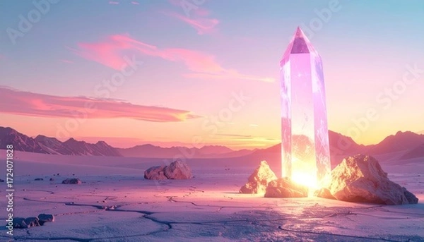 Obraz Magical crystal formation