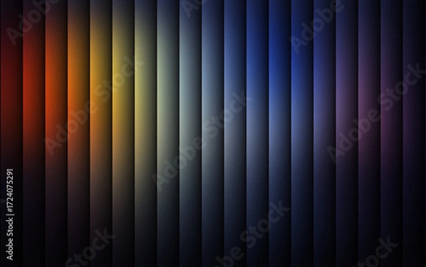 Obraz Abstract Color Gradient with Parallel Vertical Stripes