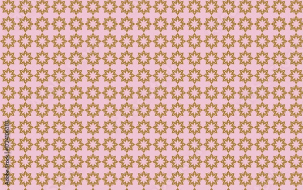 Fototapeta Vector damask seamless pattern background. Classical luxury old fashioned damask ornament, royal victorian seamless texture for wallpapers, textile, wrapping. Exquisite floral baroque template.