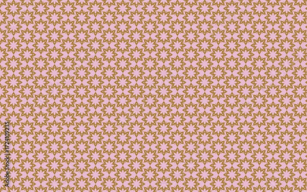Fototapeta Vector damask seamless pattern background. Classical luxury old fashioned damask ornament, royal victorian seamless texture for wallpapers, textile, wrapping. Exquisite floral baroque template.