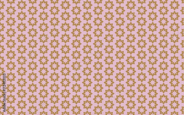 Fototapeta Vector damask seamless pattern background. Classical luxury old fashioned damask ornament, royal victorian seamless texture 