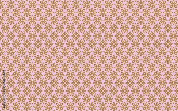 Fototapeta Vector damask seamless pattern background. 