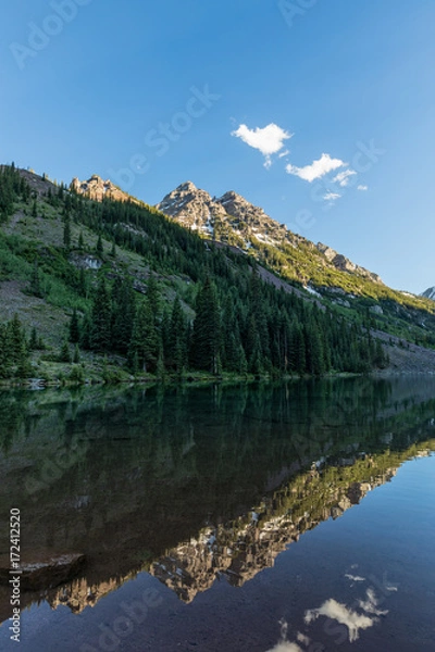 Fototapeta Scenic Mountain Landscape reflection