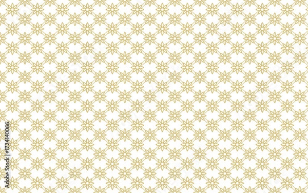 Fototapeta Damask seamless vector background. baroque style pattern. Graphic ornate pattern for wallpaper, fabric, packaging, wrapping. Damask flower ornament.