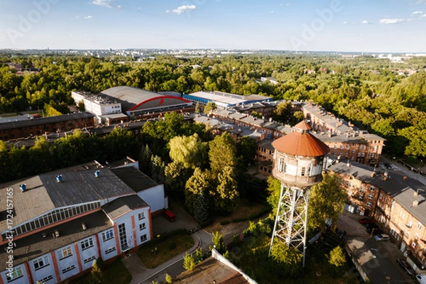 Obraz  Katowice, Nikiszowiec, Familoki
