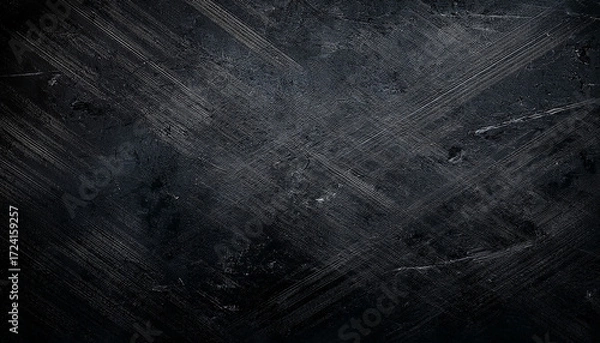 Fototapeta Dark Grunge Texture With Scratches And Distressed Surface For Background Use