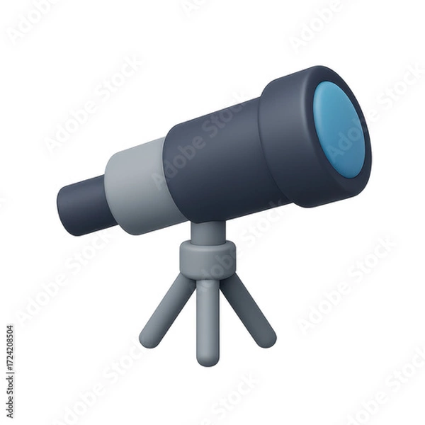 Fototapeta A telescope designed for stargazing and observing celestial objects.