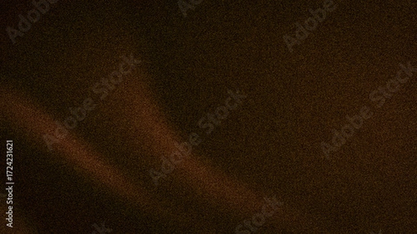 Fototapeta A dark, abstract 4K background with deep brown and soft orange tones. A subtle grainy texture adds depth for a moody aesthetic
