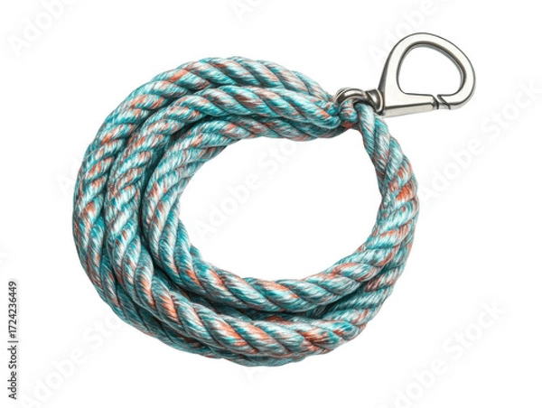 Fototapeta Durable Rope with Hook for Outdoor Activities and Safety
