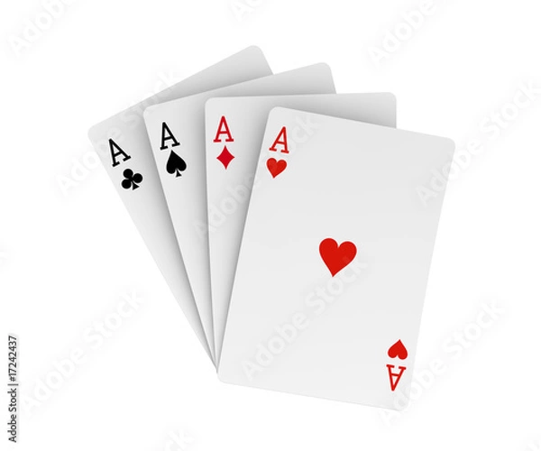 Fototapeta Four aces
