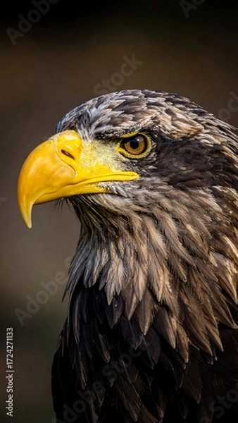 Fototapeta Close-up portrait of an eagle