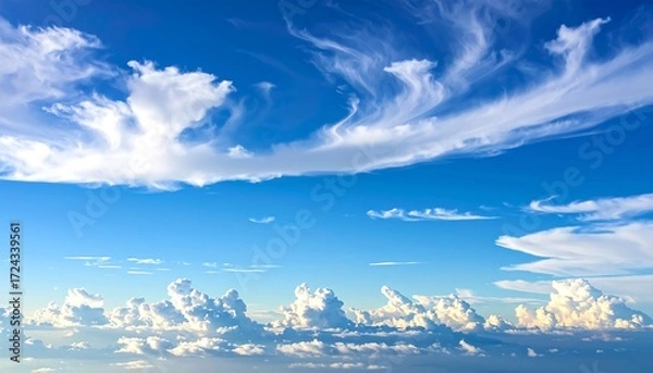 Obraz Sky filled with clouds