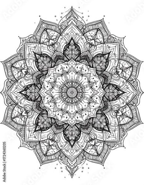 Fototapeta Intricate mandala design
