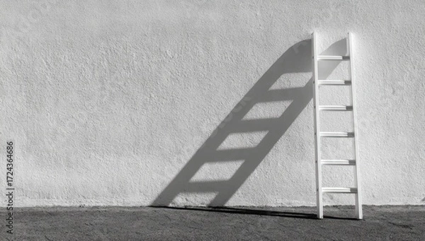 Obraz Ladder shadow on a wall