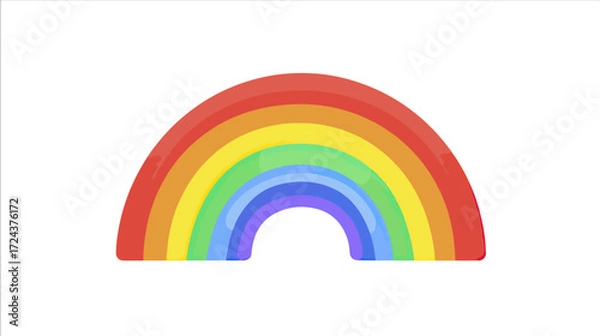 Fototapeta Colorful rainbow design