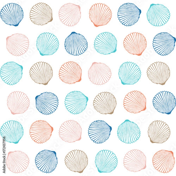 Fototapeta shells_pattern_5-05