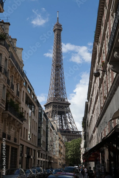 Fototapeta Eiffel Tower Street View