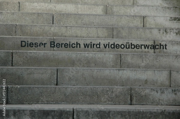 Obraz Dieser Bereich wird videoüberwacht.