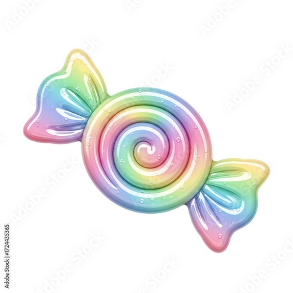 Fototapeta cute decoration pictures with adorable designs, charming illustrations for crafts and parties, whimsical decorative elements isolated on transparent background PNG