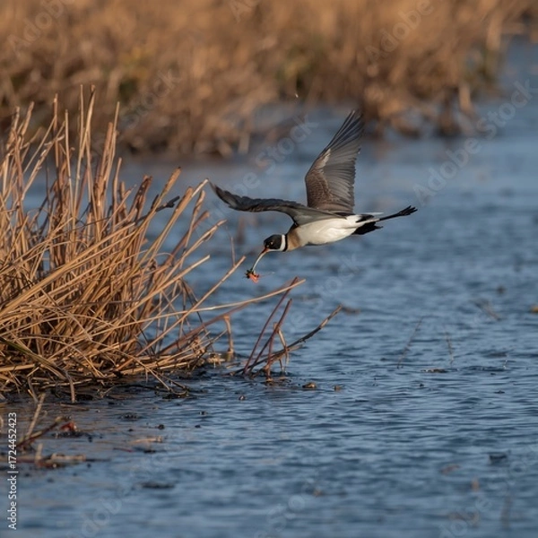 Obraz black winged stilt