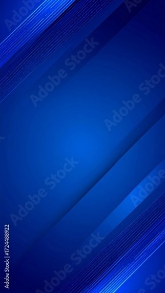 Fototapeta Abstract dark blue background with diagonal lines