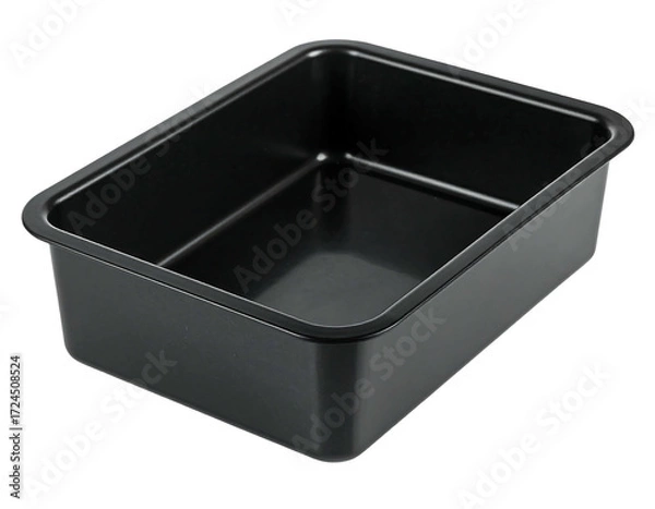 Fototapeta Black rectangular baking pan