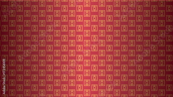 Fototapeta Chinese vector pattern coloured