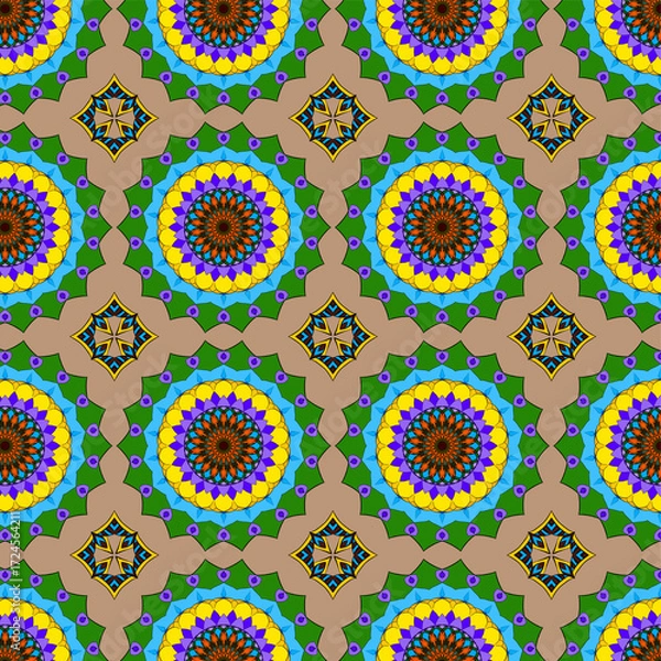 Obraz abstract seamless pattern with circles