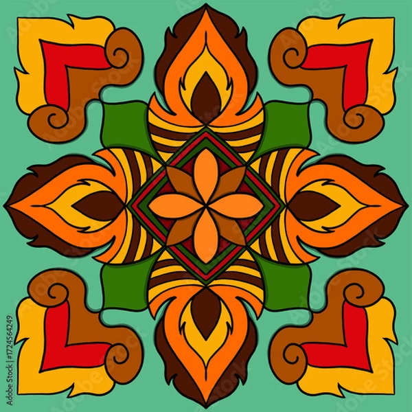 Obraz seamless pattern with flower