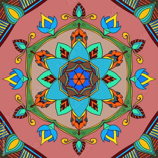 Obraz abstract floral background