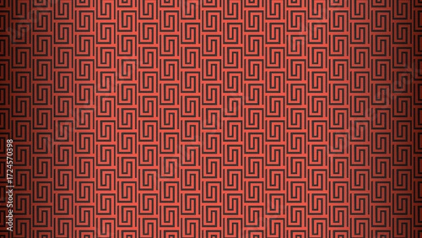 Fototapeta Chinese vector pattern coloured