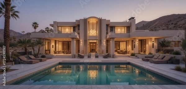 Obraz Architectural Revival  Combining Vintage Glamour with Contemporary Design