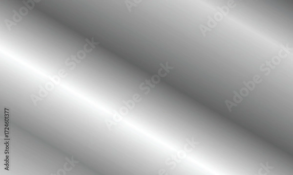Obraz Smooth Silver Gradient Metallic Background Texture
