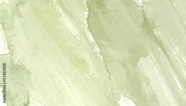 Fototapeta カーキ　水彩テクスチャー 背景画像素材