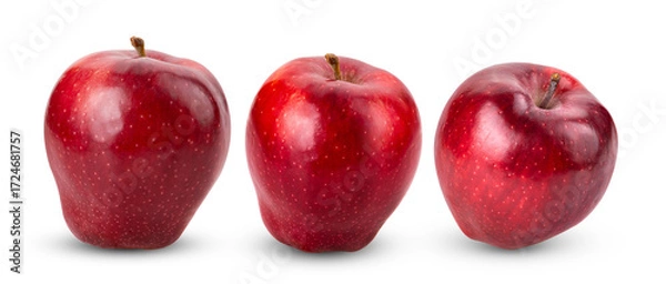 Fototapeta apple isolated on transparent png ( Image from camera)