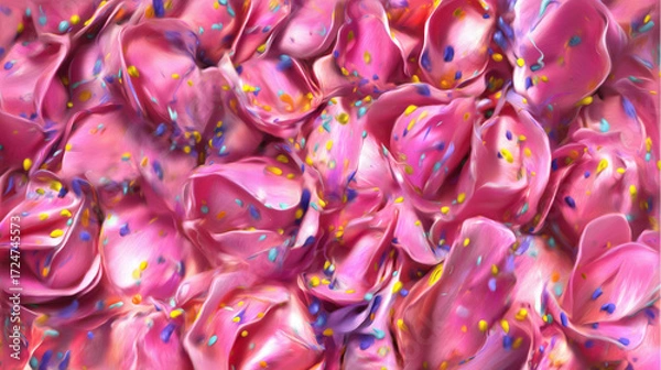 Obraz FLOWERS PAINT. WALLPAPER. BACKGROUND