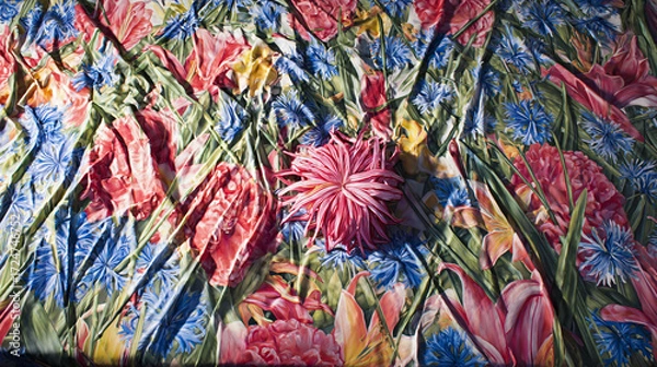 Obraz FLOWERS PAINT. WALLPAPER. BACKGROUND