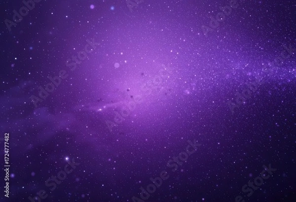 Fototapeta Nebula Purple Dust  Deep Purple Gradient with Sparkle Texture