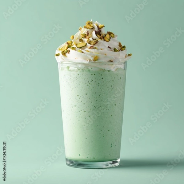Obraz Pistachio milkshake