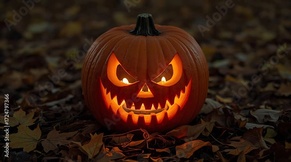 Obraz Halloween Pumpkin  or Jack-o’-Lantern