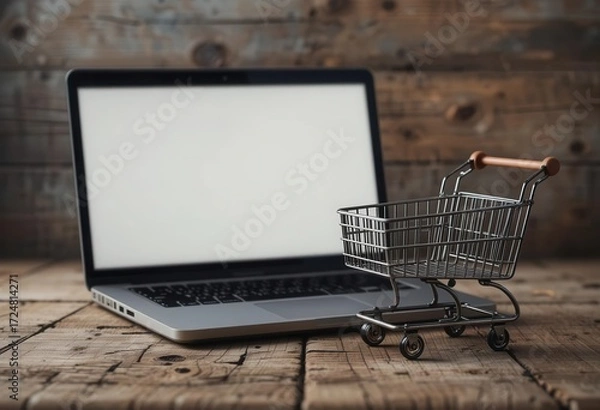 Fototapeta Unearthing Treasures Online  A Rustic Interpretation of E commerce