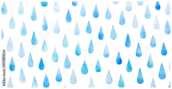 Obraz 水色雫素材