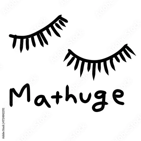 Obraz まつ毛、付け睫、メイク、アイメイク